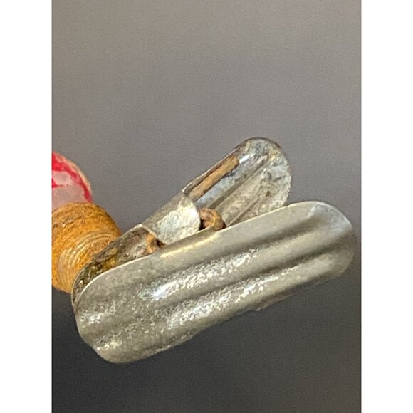 Vintage RARE Unsilvered Clip-On Glass Christmas Ornament Lamp Post W Tinsel 4” - Picture 16 of 16